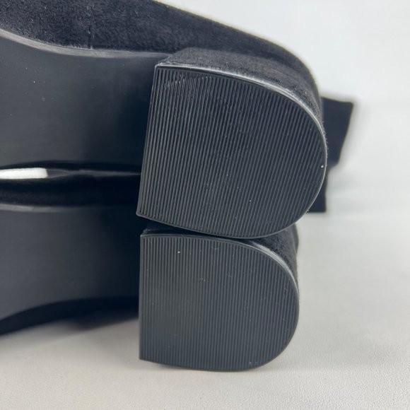 Steve Madden Womens Isaac Black Faux Suede Over the Knee Boots Block Heel size 6 - Picture 13 of 15